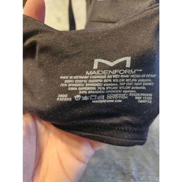 Maidenform Everyday Full Coverage Cushioned Underwire Bra #09436 Size 38DD - Picture 3 of 3